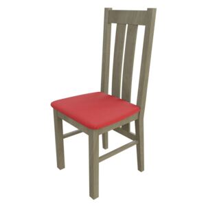 Židle JK32, Barva dřeva: sonoma, Potah: ekokůže Soft 010