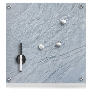 Zeller Magnetická skleněná tabule (cca 40 x 40 cm, šedá)