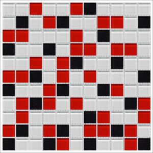 Obklad mozaika červená grafit Red Graphite 300x300x4mm