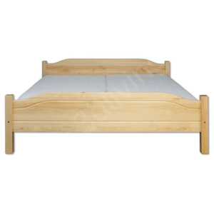 Drewmax Dřevěná postel 120x200 LK101 gray