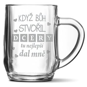 Půllitr SABLIO - Když Bůh stvořil dcery 0,5