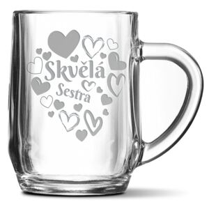 Půllitr SABLIO - Skvělá sestra 0,5