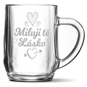 Půllitr SABLIO - Miluji tě, lásko 0,5