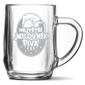 Půllitr SABLIO - Největší milovník piva 0,5