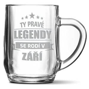 Půllitr SABLIO - Ty pravé legendy se rodí v září 0,5