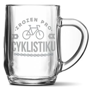 Půllitr SABLIO - Zrozen pro cyklistiku 0,5