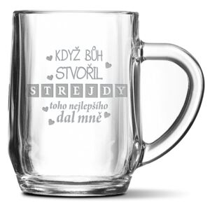 Půllitr SABLIO - Když Bůh stvořil strejdy 0,5