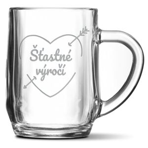 Půllitr SABLIO - Šťastné výročí 0,5