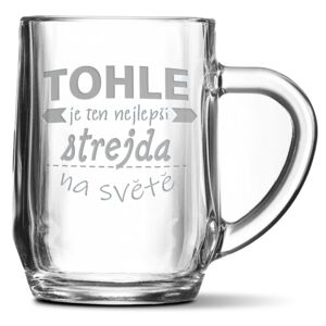 Půllitr SABLIO - Tohle je ten nejlepší strejda na světě 0,5