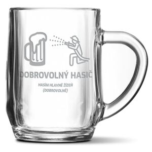 Půllitr SABLIO - Dobrovolný hasič 0,5