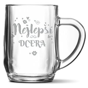 Půllitr SABLIO - Nejlepší dcera 0,5