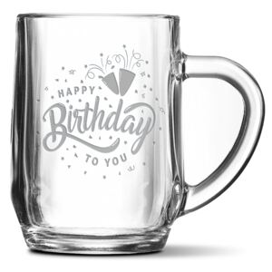 Půllitr SABLIO - Happy birthday to you 2 0,5