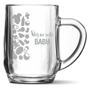 Půllitr SABLIO - Vítej na světě, baby 0,5