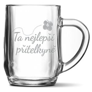Půllitr SABLIO - Ta nejlepší přítelkyně 0,5