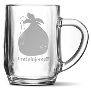 Půllitr SABLIO - Gratulujeme!!! 0,5