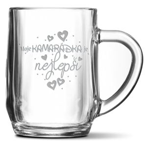 Půllitr SABLIO - Moje kamarádka je nejlepší 0,5