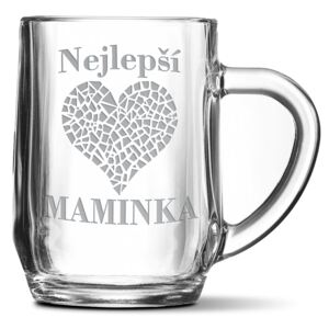 Půllitr SABLIO - Nejlepší maminka 0,5
