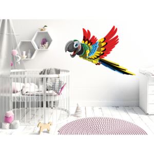Pestrobarevný papoušek 45 x 33 cm