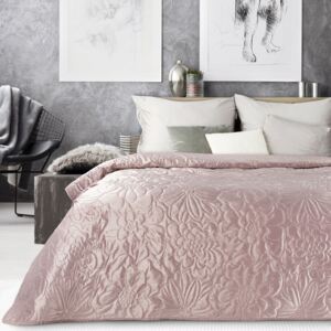 Přehoz na postel FLORISA 220x240 cm růžová Mybesthome