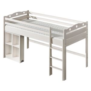 Vyvýšená dětská postel se stolem KAMIL Dolmar 100/123/204