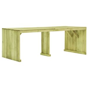 Zahradní stůl 220 x 101,5 x 80 cm FSC impregnované borové dřevo