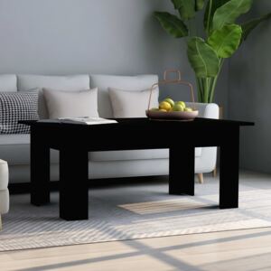 Konferenční stolek černý 100 x 60 x 42 cm dřevotříska