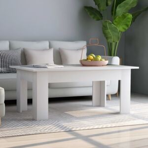 Konferenční stolek bílý 100 x 60 x 42 cm dřevotříska