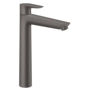 Vysoká umyvadlová baterie Hansgrohe Talis E s výpustí kartáčovaný černý chrom 71716340