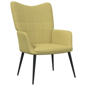 Relaxační židle 62 x 68,5 x 96 cm zelená textil