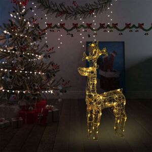 Sob vánoční dekorace 90 LED 60 x 16 x 100 cm akryl