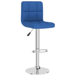 Barová židle modrá textil