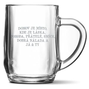 Půllitr SABLIO - Domov 3 0,5
