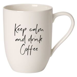 Villeroy & Boch Statement hrnek "Keep calm and drink coffee", 0,34 l