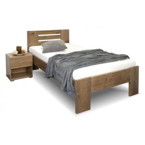 BedWorld Zvýšená postel z masivu ROSA, masiv smrk, 90x200