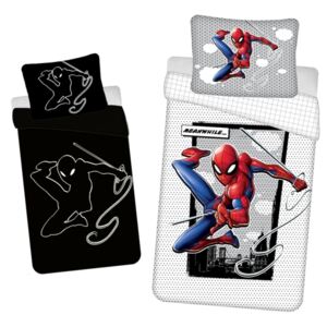 Jerry Fabrics povlečení bavlna Spiderman 02 svítící efekt 140x200+70x90 cm