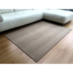 Vopi Kusový koberec Valencia béžová Kulatý průměr 57 cm