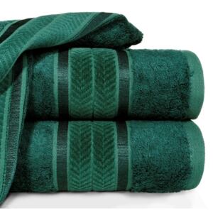 Sada ručníků MIRO 10 tmavě zelená