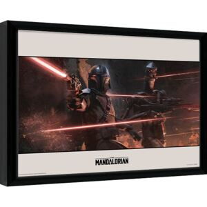 Obraz na zeď - Star Wars: The Mandalorian - Battle