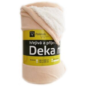 Polášek Holešov Deka beránek šampáňo č. 27 100% polyester Béžová 100x150