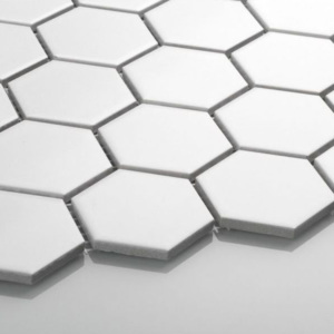 Raw Decor Hexagon mozaika bílá matná
