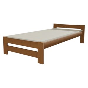 Dřevěná postel VMK 6B 90x200 borovice masiv - dub