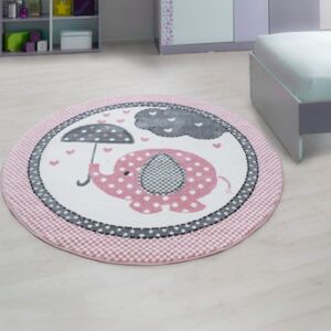 Dětský koberec Kids 570 pink 80 x 150 cm
