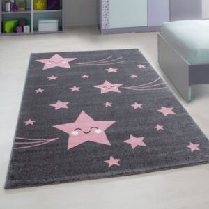 Dětský koberec Kids 610 pink 160 x 230 cm