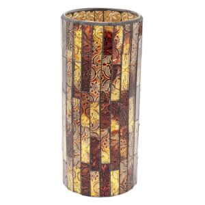 KARE DESIGN Sada 2 ks − Váza Mosaico 25 cm hnědá, Vemzu
