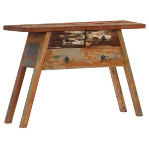 Konzolový stolek 110 x 30 x 75 cm masivní recyklované dřevo