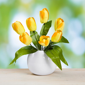 Magnet 3Pagen Kytice tulipánů, lila žlutá