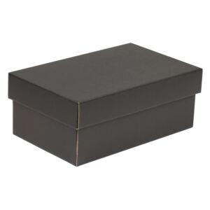 Dárková krabička s víkem 250x150x100/40 mm, černá
