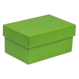Dárková krabička s víkem 200x125x100/40 mm, zelená