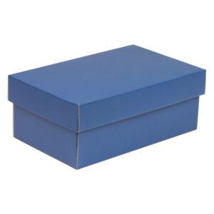 Dárková krabička s víkem 250x150x100/40 mm, modrá