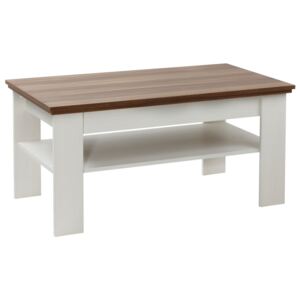 Konferenční stůl Leonardo 60×110 cm – merano/bílá
